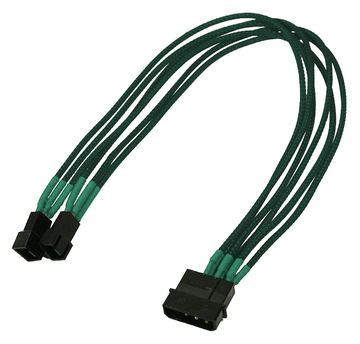 Nanoxia Netzteil für Lüfter - 3 PIN Internal Power (M) - Grün von LumaTech