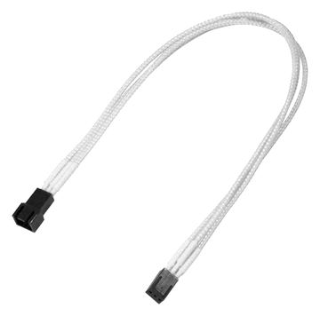Nanoxia Verlängerungskabel für Lüfterspannungsversorgung - 3 PIN Internal Power (M) - Weiß von LumaTech