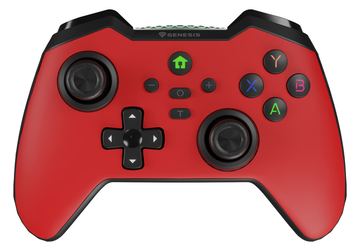 natec Gamepad Mangan 400 kabellos rot/schwarz PC/Switch - Gamepad - Bluetooth von LumaTech