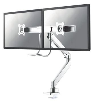 Neomounts by Newstar Select NM-D775DX - Befestigungskit - full-motion - für 2 LCD-Displays - Aluminium - weiß von LumaTech