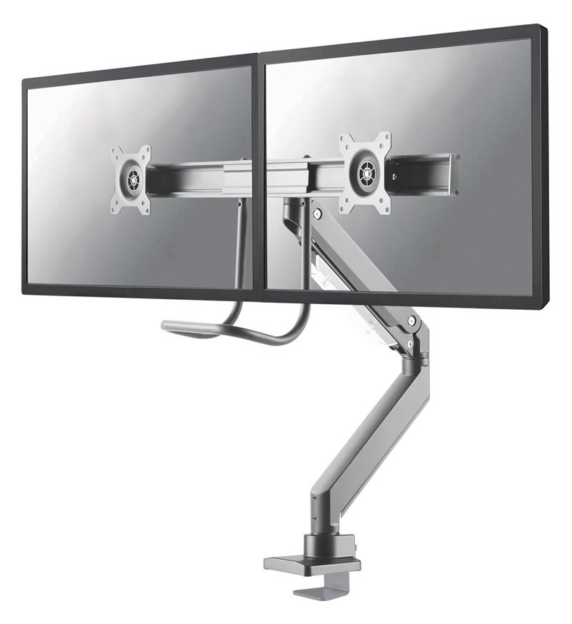 Neomounts by Newstar Select NM-D775DX - Befestigungskit - full-motion - für 2 LCD-Displays - Silber - Bildschirmgröße: 2