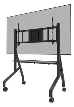 Neomounts FL50-575BL1 - Wagen - robust - für Displayständer - Bodenständer - verriegelbar - Stahl - Schwarz - Bildschirm von LumaTech