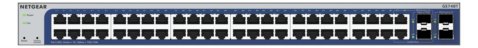 Netgear 48PT GE Smart Switch GS748T