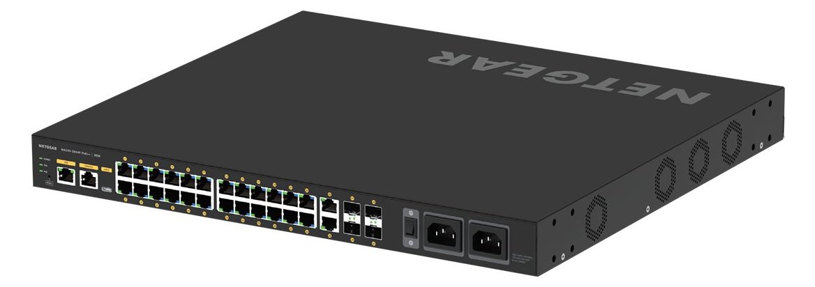 Netgear AV Line M4250-26G4F-PoE++ - Switch - L3 - managed - 24 x 10/100/1000 (PoE++)