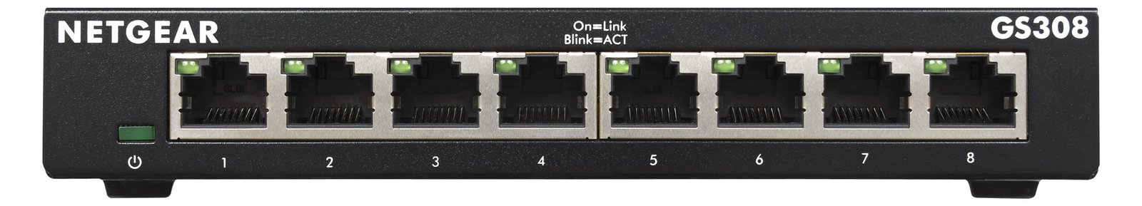 Netgear GS308v3 - Switch - unmanaged - 8 x 10/100/1000