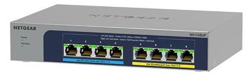 Netgear MS108UP - Unmanaged - 2.5G Ethernet (100/1000/2500) - Vollduplex - Power over Ethernet (PoE) - Wandmontage von LumaTech