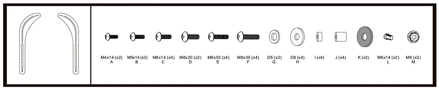 VivoLink VLMSB3270 - TV-Halterung - 15 kg - Schwarz - 890 g - 475 mm - 20 mm, Ansicht 3