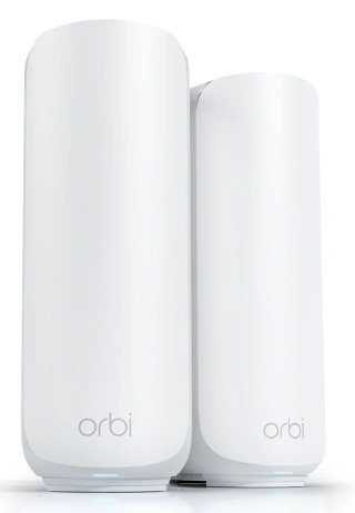 Netgear Orbi 370 Serie Dual-Band WiFi 7 Mesh 2er Pack, Access Point - weiß - Netgear Orbi 370 Serie
