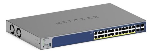 Netgear Smart GS728TXP - V3 - Switch - L3 Lite - Smart - 24 x 10/100/1000 (PoE+)