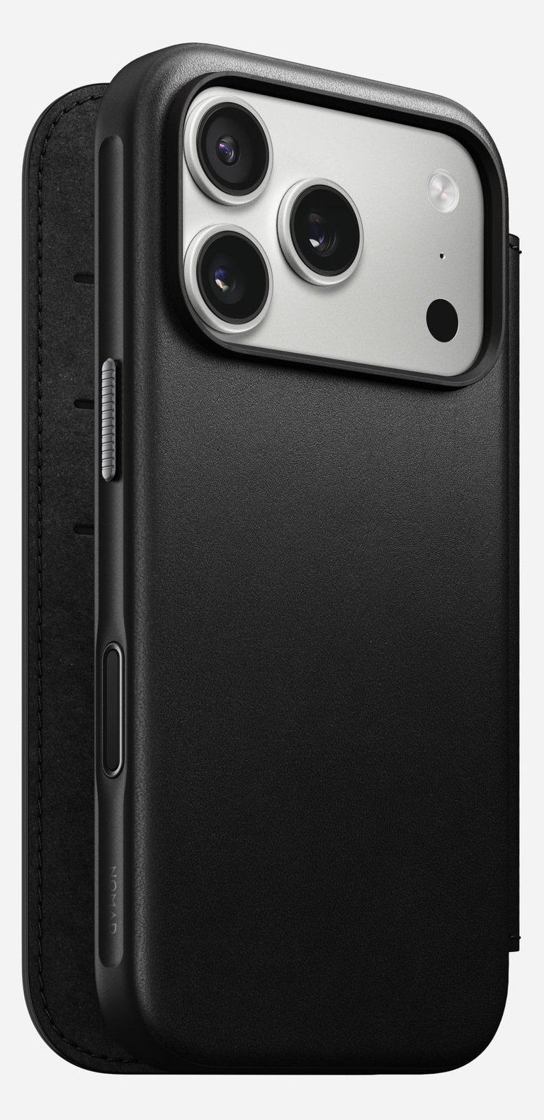 Nomad Modern Leather Folio iPhone 17 Pro Black