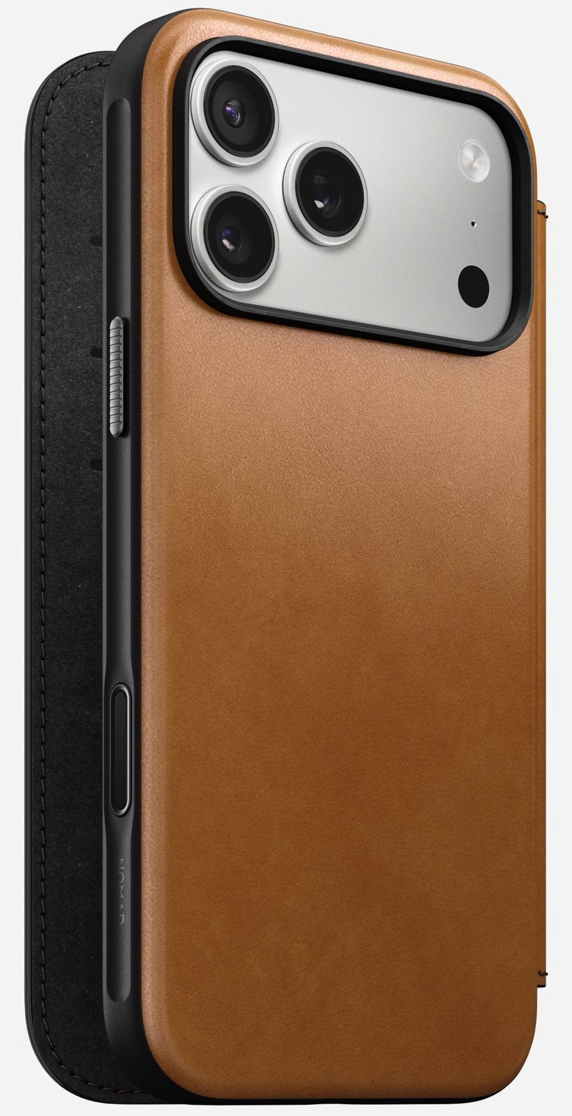 Nomad Modern Leather Folio iPhone 17 Pro Max English Tan