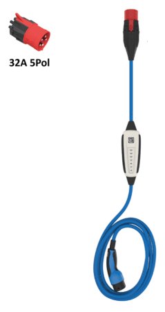 NRGkick 12501001 - Typ 2 - 22 kW - 32 A - 16 A - Draußen - 5 m