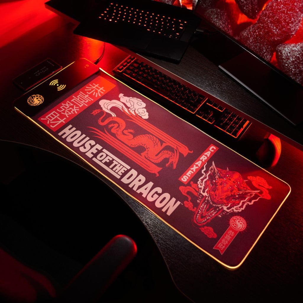 Numskull Mauspad House of Dragons+ wireless Charge 30x80cm
