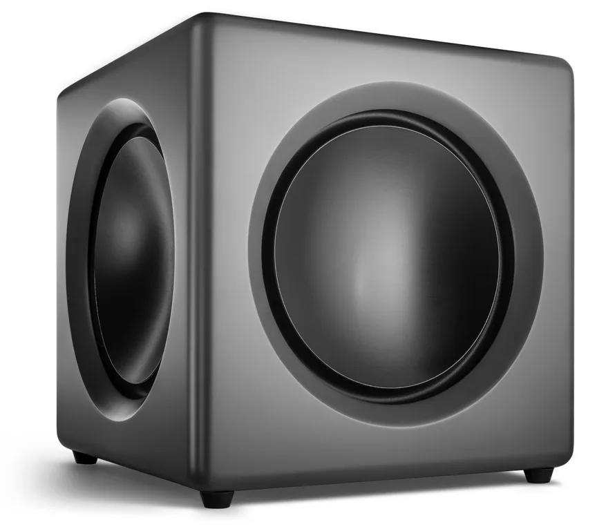 Wavemaster FUSION - Subwoofer - 125 Watt - 200 mm (8") - grau, Ansicht 2