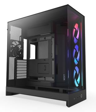 NZXT H9 Flow Rgb schwarz matt Tempered Glass x 2 - Gehäuse - ATX - Midi/Minitower - ATX von LumaTech
