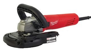 Milwaukee AGV 12-125X DEG-SET Winkelschleifer mit Absaughaube für Schleifarbeiten