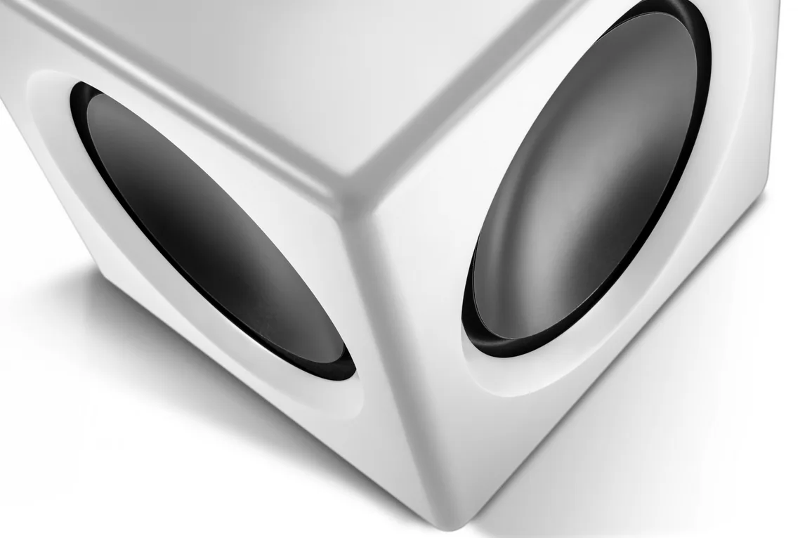 Wavemaster FUSION - Subwoofer - 125 Watt - 200 mm (8") - weiß, Ansicht 3