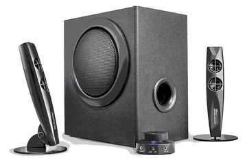 Wavemaster STAX - Lautsprechersystem - 2.1-Kanal - kabellos - Bluetooth - 46 Watt (Gesamt) von LumaTech