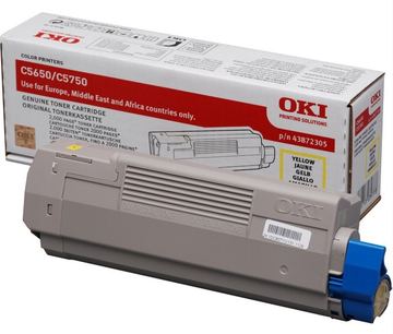 OKI Gelb - Original - Tonerpatrone - für C5650dn von LumaTech