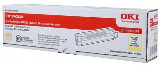 OKI Gelb - Original - Tonerpatrone - für C810CDTN
