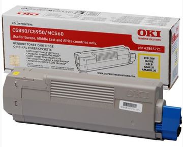 OKI Gelb - Original - Tonerpatrone - für OKI MC560dn, MC560n von LumaTech
