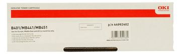 OKI Schwarz - Original - Tonerpatrone - für B401d, 401dn von LumaTech