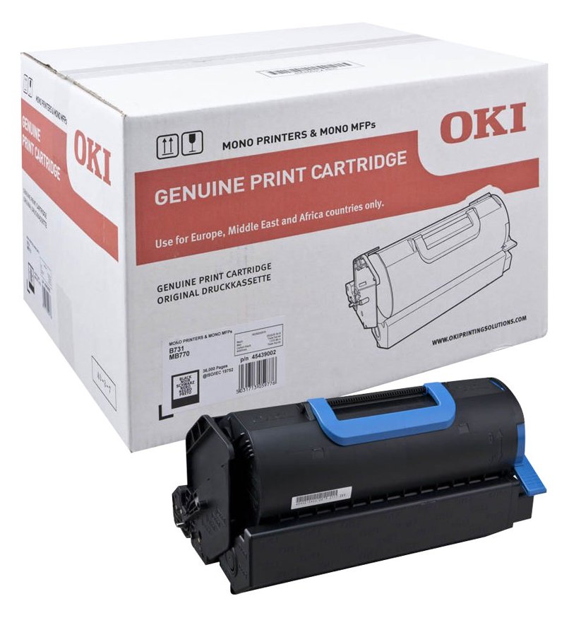 OKI Schwarz - Original - Tonerpatrone - für MB770dfnfax