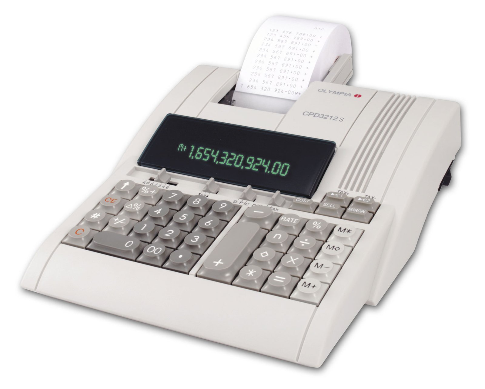 Olympia CPD 3212 S - Druckrechner - VFD - 12 Stellen