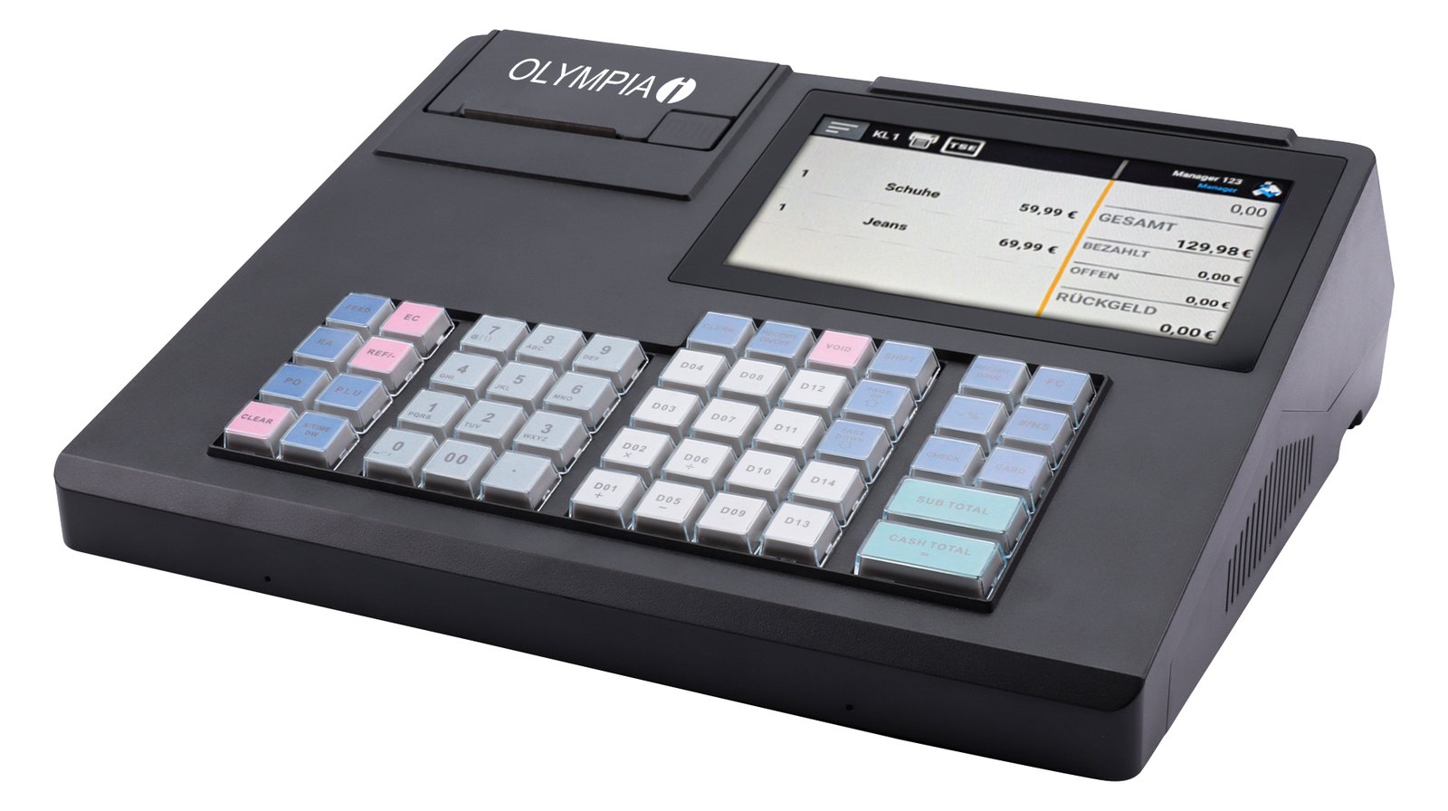 Olympia Kasse K200 inkl.Drucker HINWEIS BEACHTEN