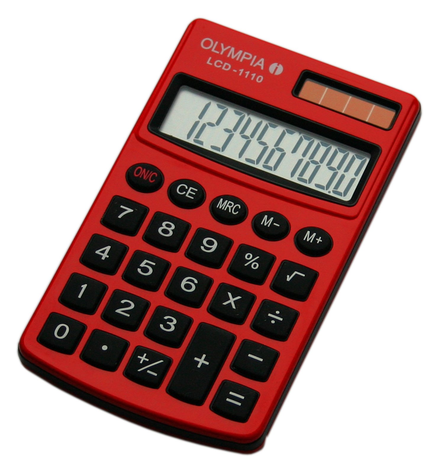 Olympia LCD 1110 - Tasche - Einfacher Taschenrechner - 10 Ziffern - 1 Zeilen - Rot