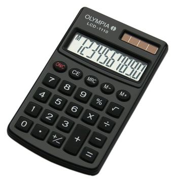 Olympia LCD 1110 - Tasche - Einfacher Taschenrechner - 10 Ziffern - 1 Zeilen - Schwarz von LumaTech