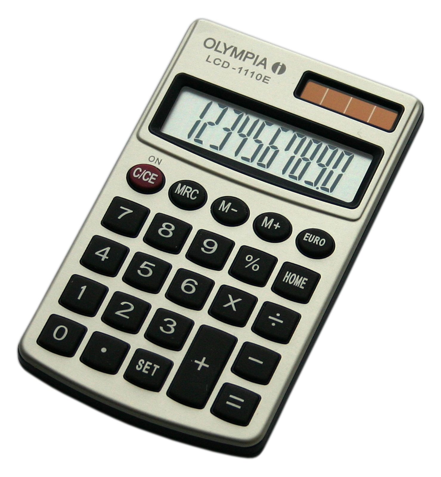 Olympia LCD 1110 E - Tasche - Einfacher Taschenrechner - 10 Ziffern - 1 Zeilen - Silber