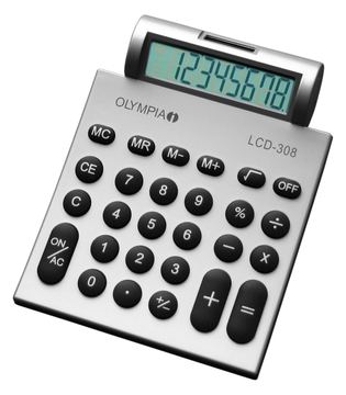 Olympia LCD 308 - Desktop - Einfacher Taschenrechner - 8 Ziffern - 1 Zeilen von LumaTech