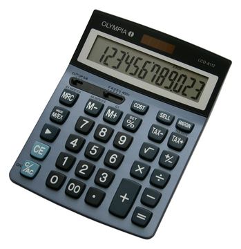 Olympia LCD 6112 - Desktop - Einfacher Taschenrechner - 12 Ziffern - 1 Zeilen von LumaTech