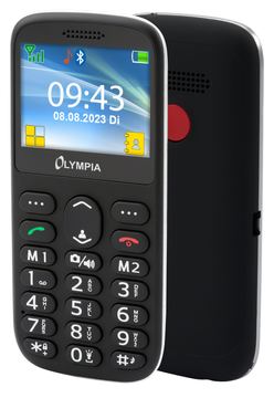 Olympia Mobiltelefon Sun schwarz von LumaTech