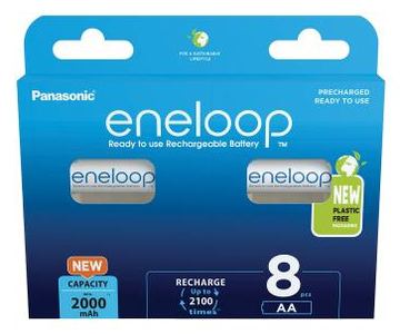 Panasonic eneloop BK-3MCDE/8BE - Batterie 8 x AA-Typ - NiMH - (wiederaufladbar) von LumaTech