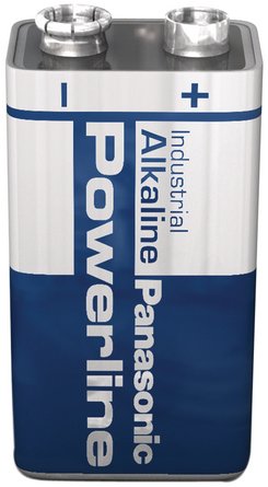 Panasonic Powerline 6LR61AD/B - Batterie 198 x 9V