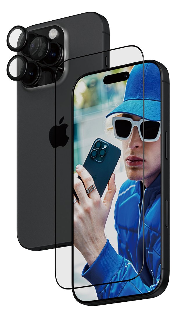 PanzerGlass 2-in-1 Schutz - Schutzkit Display/Objektiv für Handy