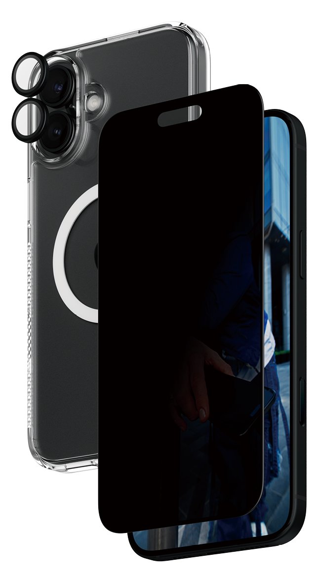 PanzerGlass 3-in-1 Privacy Protection iPhone 16 Plus