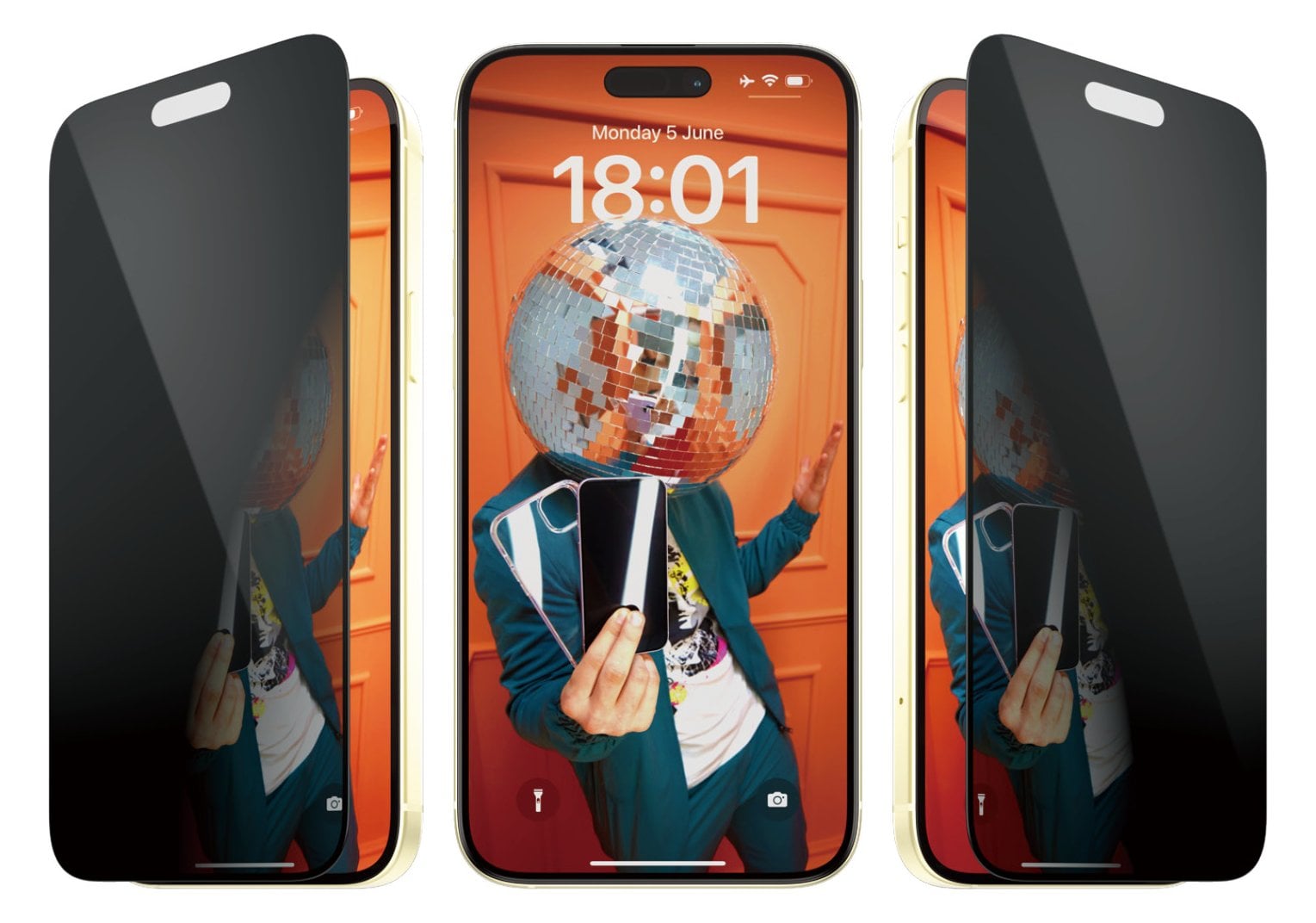 PanzerGlass Bildschirmschutz für Handy - ultrabreite Passform