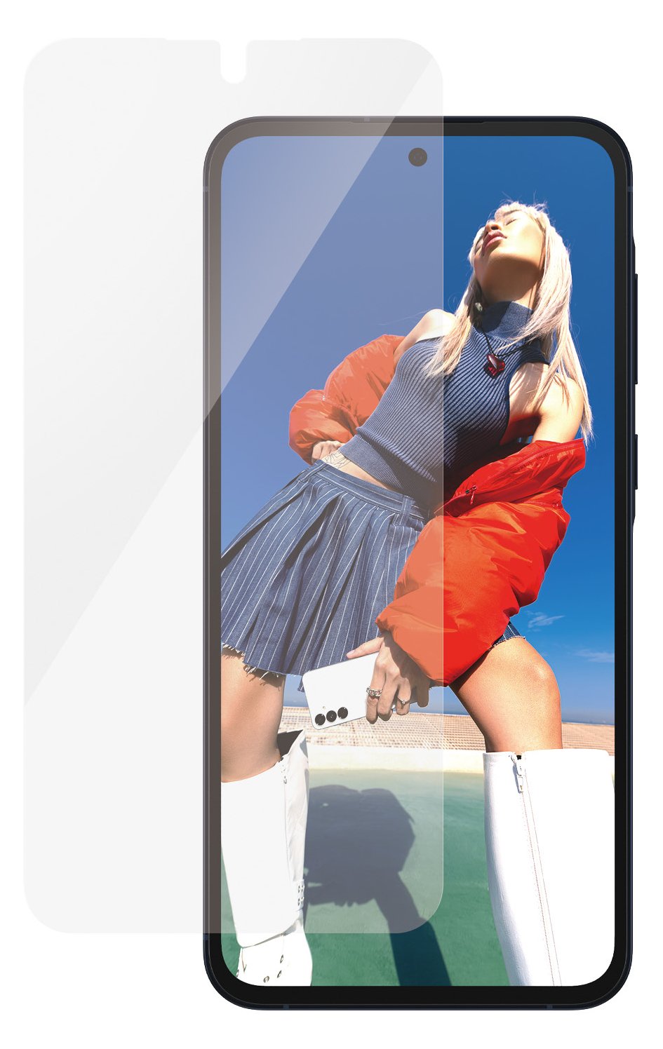 PanzerGlass Bildschirmschutz für Handy - Ultra-Wide Fit mit EasyAligner