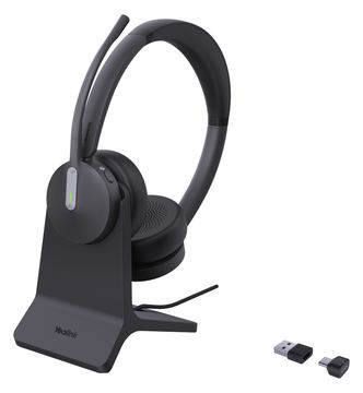 Yealink BH70 Dual - Headset - On-Ear - Bluetooth - Ladestation - USB-A and USB-C via Bluetooth - Schwarz-Microsoft Teams von LumaTech