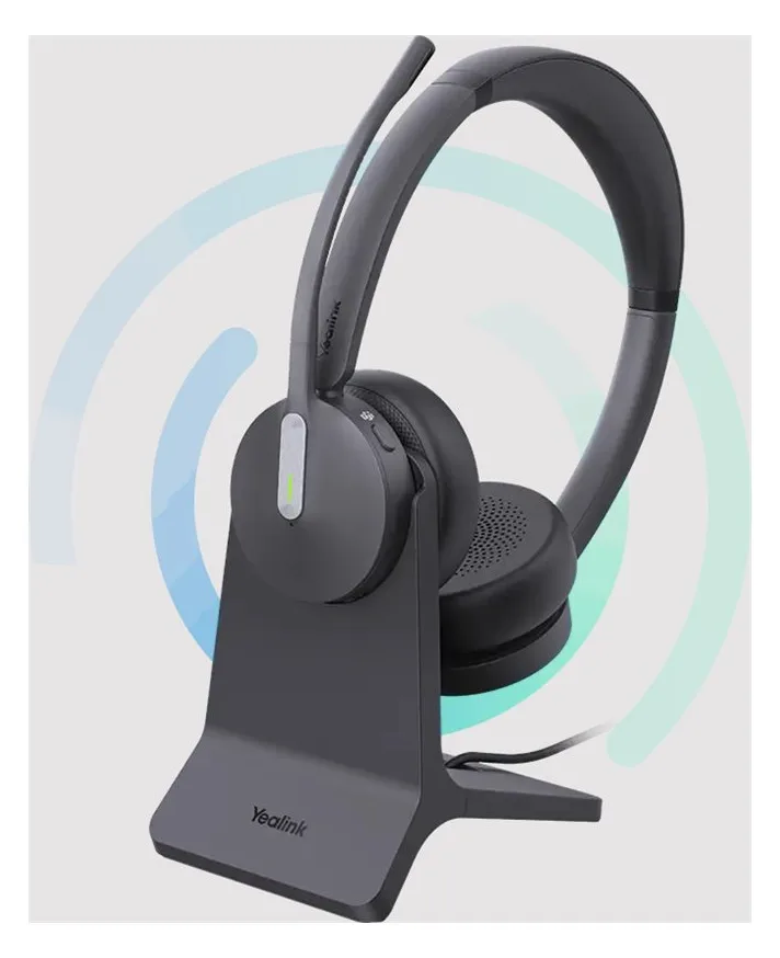 Yealink BH70 Dual - Headset - On-Ear - Bluetooth - Ladestation - USB-A and USB-C via Bluetooth - Schwarz-Microsoft Teams, Ansicht 3