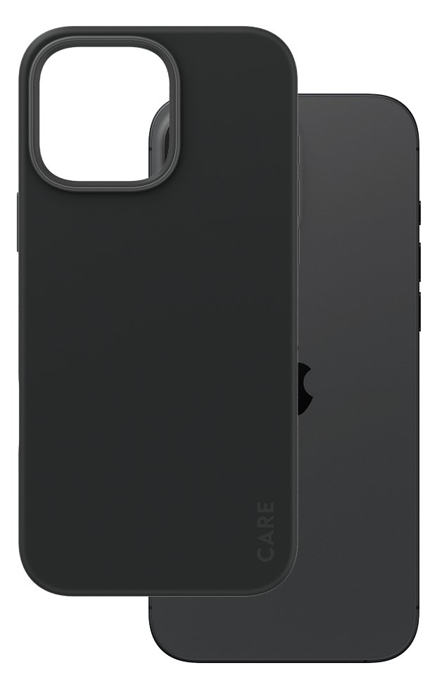 PanzerGlass CARE - iPhone 16 Pro Max Case - kompatibel mit MagSafe - Thermoplastisches Polyurethan (TPU) - Schwarz - schwarz