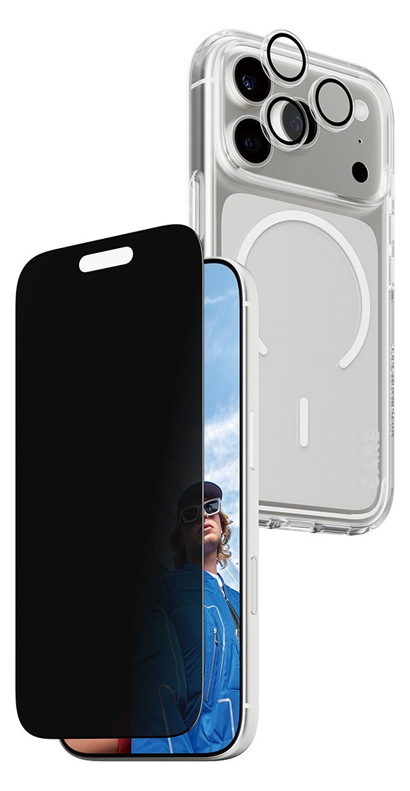PanzerGlass CARE 3-in-1 Flagship Privacy Bundle iPhone 17 Pro