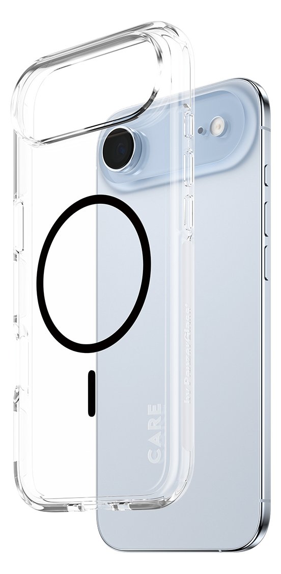 PanzerGlass CARE by Flagship Case Transparent Urban Combat w. Black MagSafe iPhone - Apple - iPhone Air