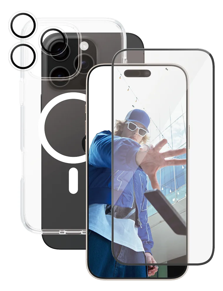 PanzerGlass CARE by PanzerGlass - Hintere Abdeckung für Apple iPhone 16 Pro Max  - kompatibel mit MagSafe, Ansicht 2