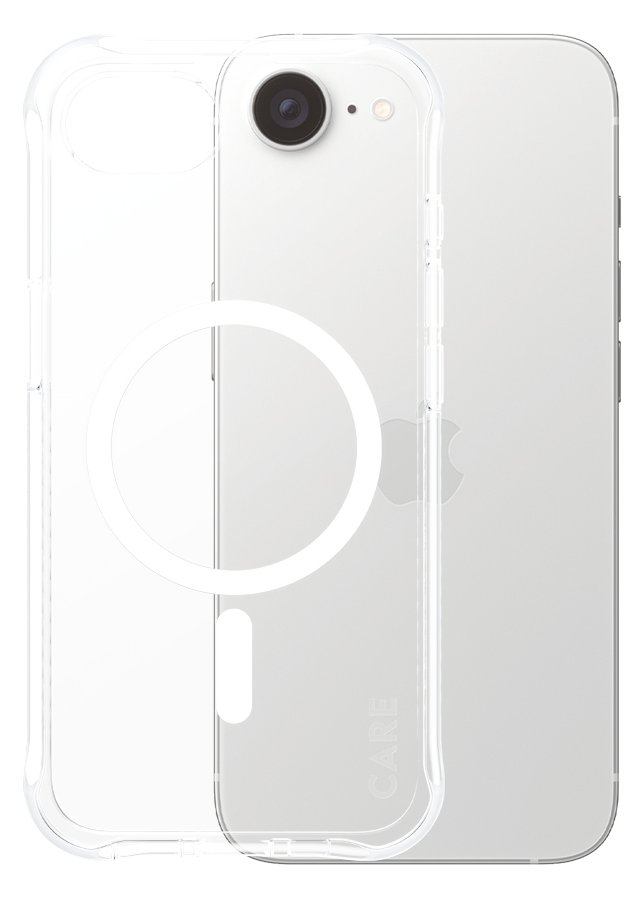 PanzerGlass CARE by PanzerGlass - Hintere Abdeckung für Apple iPhone 16e - kompatibel mit MagSafe