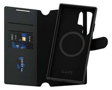 PanzerGlass CARE by PanzerGlass Tango - Flip-Hülle für Samsung Galaxy S24 Ultra - 2-in-1 Geldbörse von LumaTech