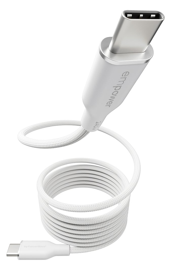 PanzerGlass empower - USB-Kabel - 24 pin USB-C (M) zu 24 pin USB-C (M)